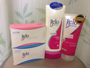 Belo whitening body cream&soap
